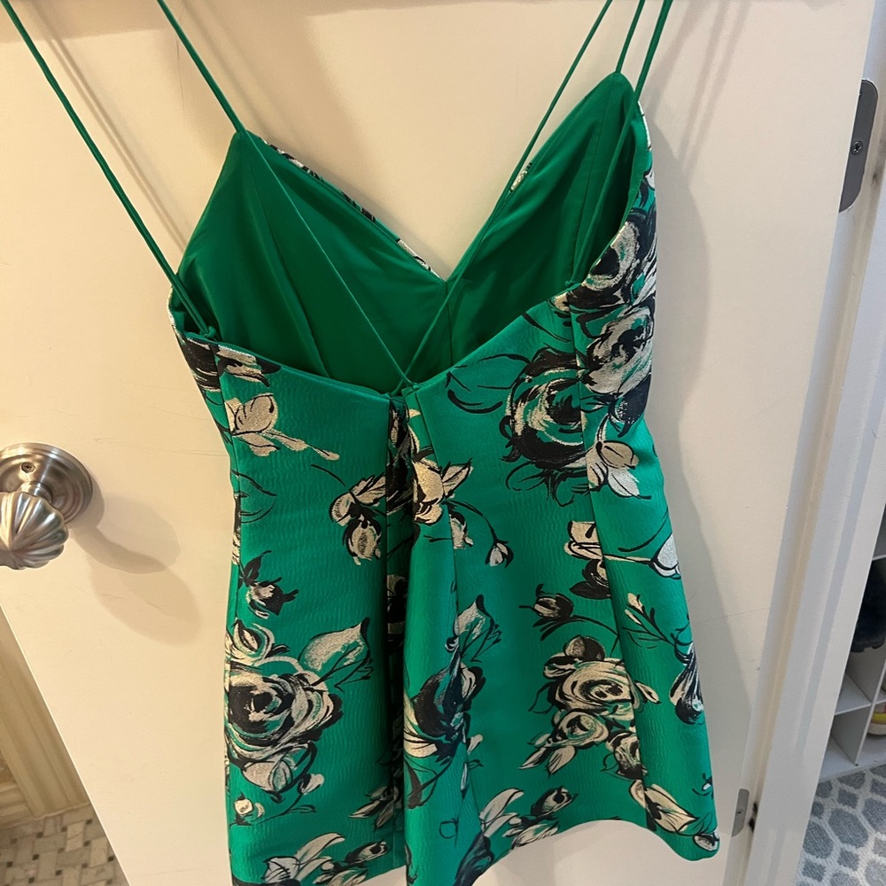 Alice + Olivia Green Fitted Bustier Camisole - Picture 2 of 4